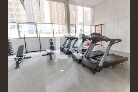 Área comum - Academia de apartamento para alugar com 1 quarto, 25m² em Vila Regente Feijó, São Paulo