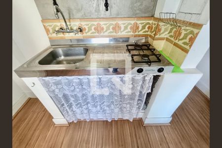 Studio cozinha americana de kitnet/studio para alugar com 1 quarto, 23m² em Copacabana, Rio de Janeiro