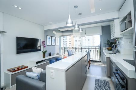 Sala de apartamento à venda com 1 quarto, 38m² em Vila Andrade, São Paulo