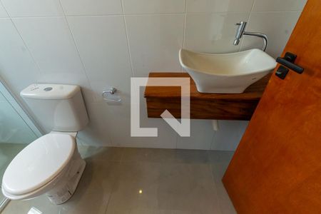 Banheiro de kitnet/studio para alugar com 1 quarto, 23m² em Tatuapé, São Paulo