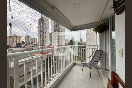 Sacada de apartamento à venda com 3 quartos, 72m² em Campestre, Santo André