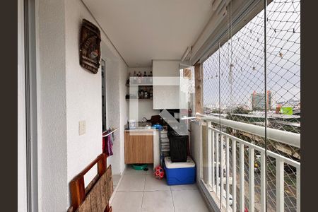 Sacada de apartamento à venda com 3 quartos, 72m² em Campestre, Santo André