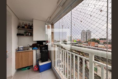 Sacada de apartamento à venda com 3 quartos, 72m² em Campestre, Santo André