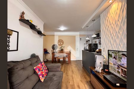 Sala de apartamento à venda com 3 quartos, 72m² em Campestre, Santo André