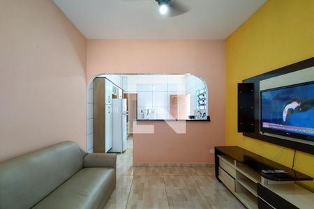 Sala de casa para alugar com 2 quartos, 98m² em Vila Caiçara, Praia Grande
