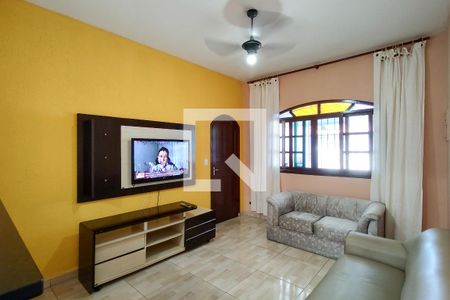 Sala de casa para alugar com 2 quartos, 98m² em Vila Caiçara, Praia Grande