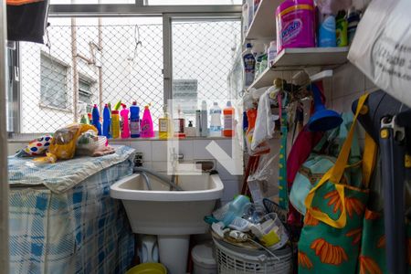 Área de Serviço de apartamento à venda com 3 quartos, 94m² em Rio Comprido, Rio de Janeiro