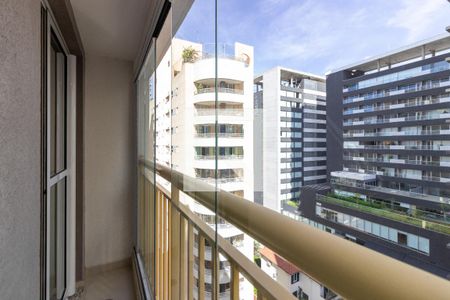 Vista/Varanda de kitnet/studio para alugar com 1 quarto, 26m² em Jardim Paulista, São Paulo