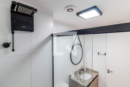 Banheiro de kitnet/studio para alugar com 1 quarto, 26m² em Jardim Paulista, São Paulo
