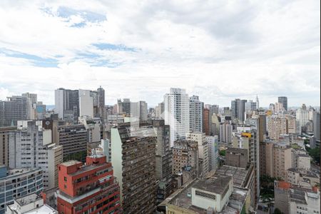 Vista da Varanda da Sala/Quarto de kitnet/studio para alugar com 1 quarto, 39m² em Bela Vista, São Paulo