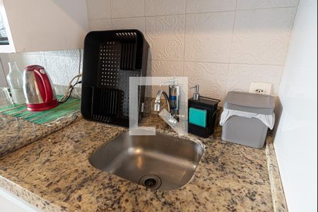 Cozinha de kitnet/studio para alugar com 1 quarto, 39m² em Bela Vista, São Paulo