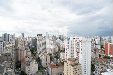 Vista da Varanda da Sala/Quarto de kitnet/studio para alugar com 1 quarto, 39m² em Bela Vista, São Paulo