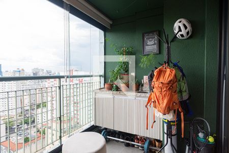Varanda da Sala/Quarto de kitnet/studio para alugar com 1 quarto, 39m² em Bela Vista, São Paulo