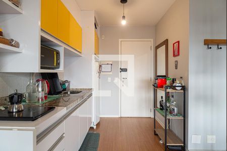 Cozinha de kitnet/studio para alugar com 1 quarto, 39m² em Bela Vista, São Paulo