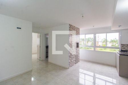 Sala/Cozinha/Área de Serviço de apartamento para alugar com 2 quartos, 54m² em Fátima, Canoas