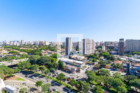 Sala - Vista de apartamento para alugar com 1 quarto, 31m² em Campo Belo, São Paulo