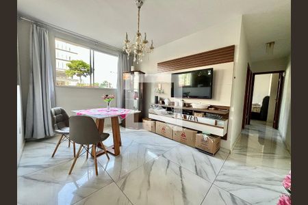 Sala de apartamento à venda com 2 quartos, 82m² em Castelo, Belo Horizonte