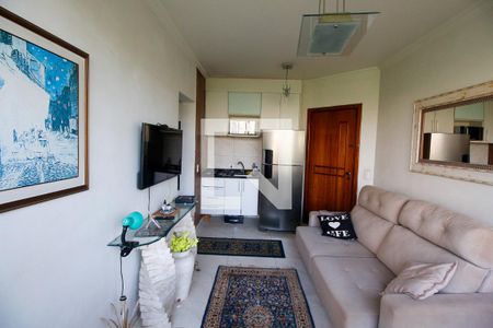 Sala / Cozinha de apartamento para alugar com 1 quarto, 38m² em Paraíso do Morumbi, São Paulo