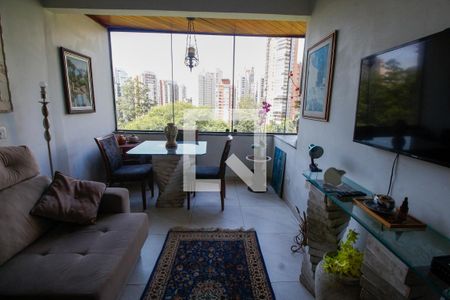Sala / Cozinha de apartamento para alugar com 1 quarto, 38m² em Paraíso do Morumbi, São Paulo