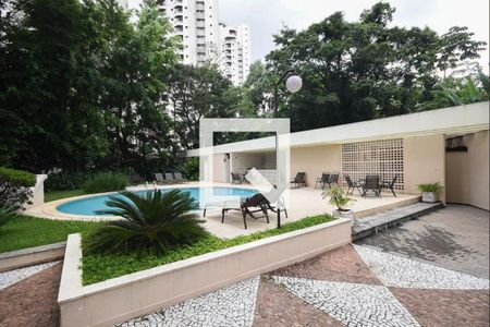 Área comum - Piscina de apartamento para alugar com 1 quarto, 38m² em Paraíso do Morumbi, São Paulo