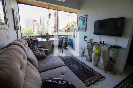 Sala / Cozinha de apartamento para alugar com 1 quarto, 38m² em Paraíso do Morumbi, São Paulo