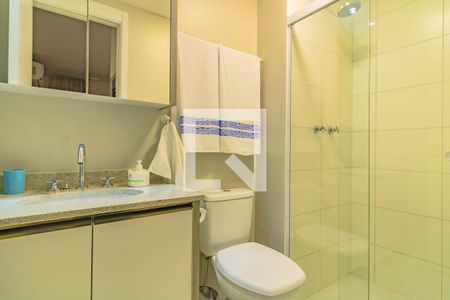 Banheiro de apartamento para alugar com 1 quarto, 29m² em Jardim Prudência, São Paulo