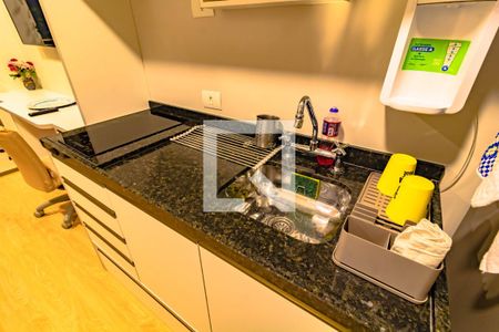 Cozinha de apartamento para alugar com 1 quarto, 29m² em Jardim Prudência, São Paulo