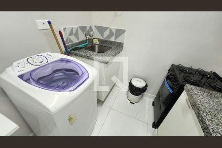 Área de Serviço de apartamento para alugar com 1 quarto, 58m² em Ponta da Praia, Santos
