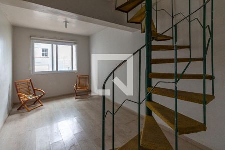 Sala de apartamento à venda com 1 quarto, 90m² em Farroupilha, Porto Alegre