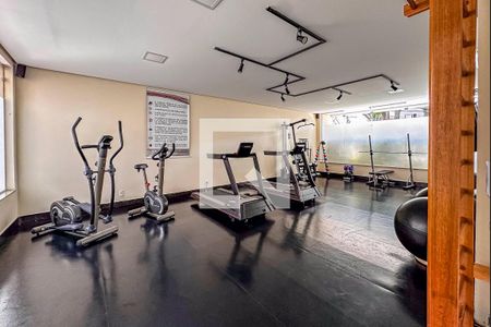 Área comum - Academia de apartamento à venda com 3 quartos, 125m² em Vila Assunção, Santo André