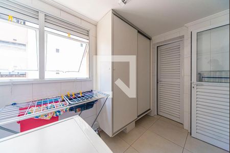 Área de Serviço de apartamento à venda com 3 quartos, 125m² em Vila Assunção, Santo André