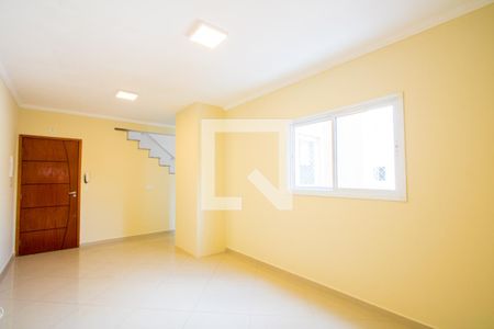 Sala de apartamento à venda com 3 quartos, 150m² em Vila Humaita, Santo André