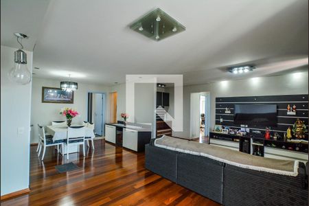 Sala de apartamento à venda com 3 quartos, 137m² em Jardim, Santo André