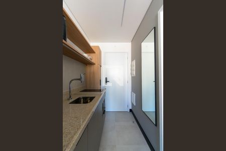 Cozinha de kitnet/studio para alugar com 1 quarto, 20m² em Vila Gomes Cardim, São Paulo