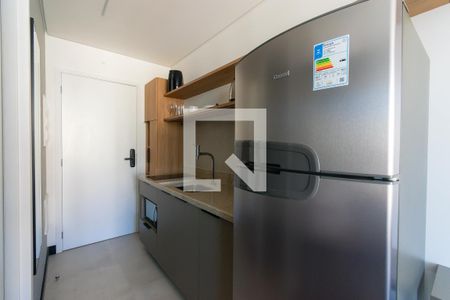 Cozinha de kitnet/studio para alugar com 1 quarto, 20m² em Vila Gomes Cardim, São Paulo