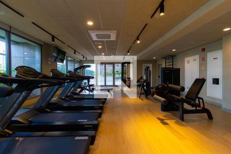 Área comum - Academia de kitnet/studio para alugar com 1 quarto, 20m² em Vila Gomes Cardim, São Paulo