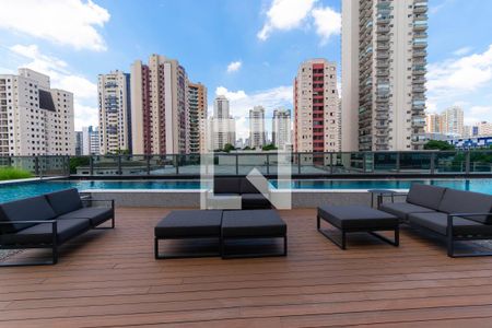 Área comum - Piscina de kitnet/studio para alugar com 1 quarto, 20m² em Vila Gomes Cardim, São Paulo
