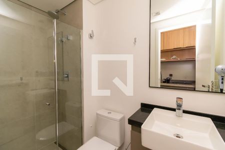 Banheiro de kitnet/studio para alugar com 1 quarto, 20m² em Vila Gomes Cardim, São Paulo