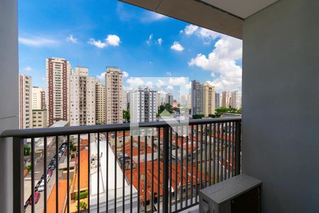 Varanda de kitnet/studio para alugar com 1 quarto, 20m² em Vila Gomes Cardim, São Paulo