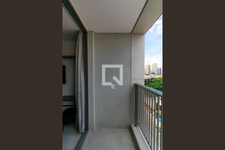 Varanda de kitnet/studio para alugar com 1 quarto, 20m² em Vila Gomes Cardim, São Paulo