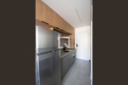 Cozinha de kitnet/studio para alugar com 1 quarto, 20m² em Vila Gomes Cardim, São Paulo