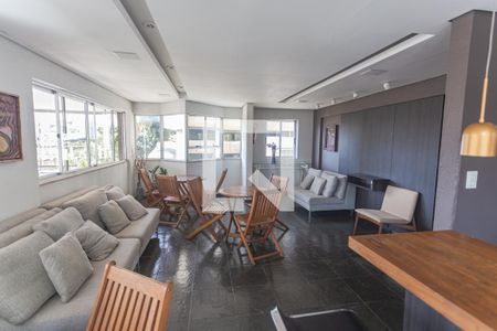 Área comum - Salão de festas de apartamento à venda com 1 quarto, 48m² em Floresta, Belo Horizonte