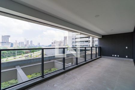 Varanda da Sala de apartamento à venda com 2 quartos, 142m² em Jardim Fonte do Morumbi, São Paulo
