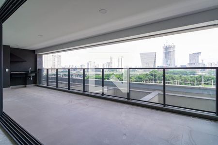 Varanda da Sala de apartamento à venda com 2 quartos, 142m² em Jardim Fonte do Morumbi, São Paulo