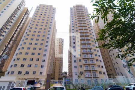 Fachada do bloco de apartamento para alugar com 2 quartos, 35m² em Vila Graciosa, São Paulo