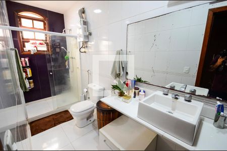 Banheiro da Suíte 1 de casa à venda com 4 quartos, 574m² em Grajaú, Rio de Janeiro