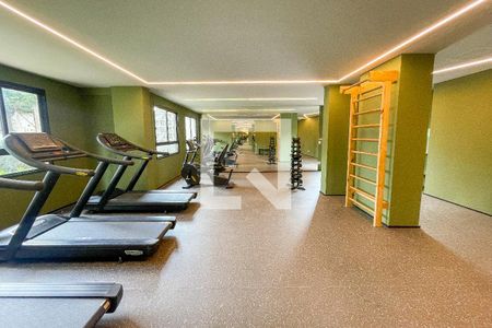 Área comum - Academia de kitnet/studio para alugar com 1 quarto, 24m² em Pinheiros, São Paulo