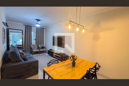 Sala - Sala de Jantar de casa à venda com 3 quartos, 110m² em Vila Homero Thon, Santo André