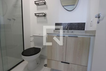 Banheiro de apartamento para alugar com 1 quarto, 30m² em Vila Prudente, São Paulo