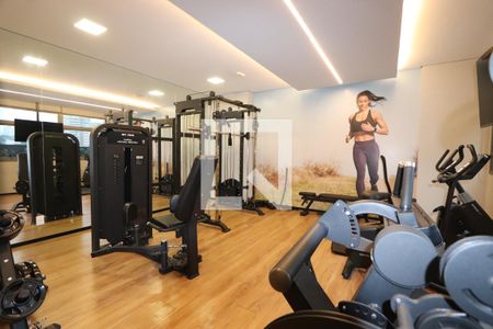 Área comum - Academia de apartamento para alugar com 1 quarto, 30m² em Vila Prudente, São Paulo